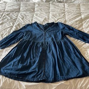Old Navy Button Down Chambray Dress